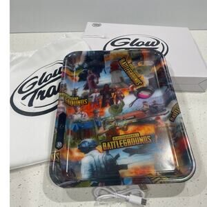 Glow Tray X Cookies Playerunknow's Battlegrounds LED Rolling Tray New